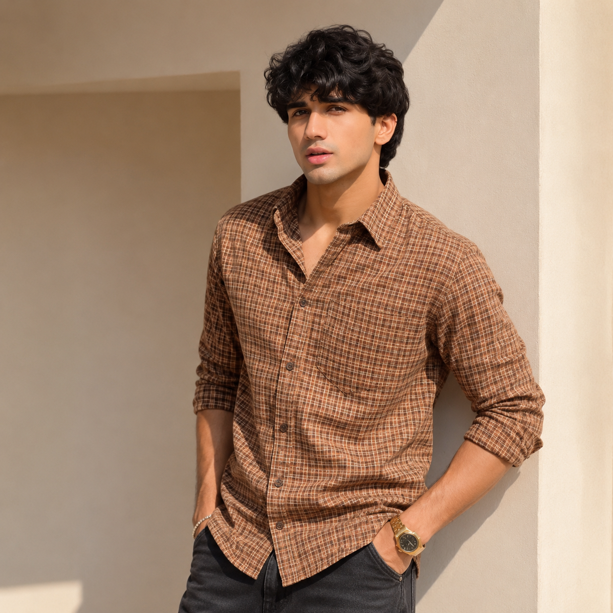 Slim Fit Casual Shirt